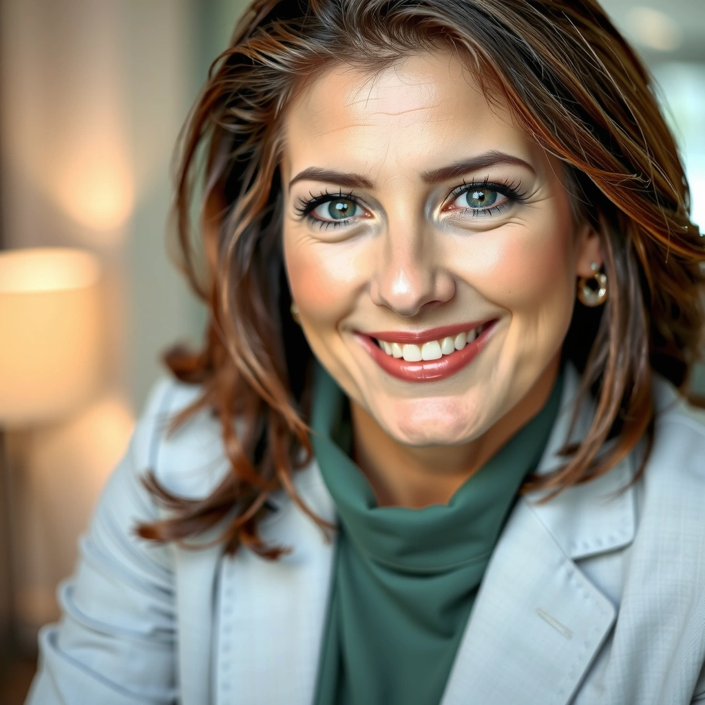 Porträt einer zufriedenen Klientin